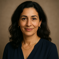 Portrait of Amira, the compassionate and insightful AI therapist style on MendTogether