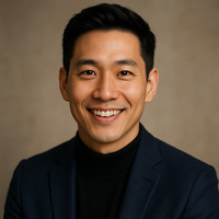 Portrait of James, the progressive and modern AI therapist style on MendTogether
